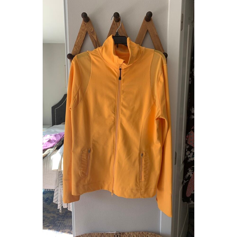 Yellow Zella Full-Zip Jacket SZ XL